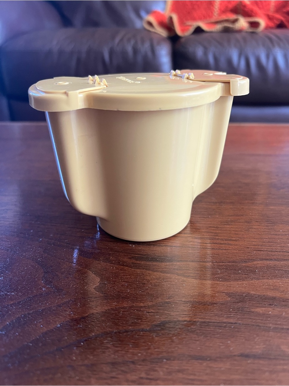 Vintage Tupperware Harvest Gold Sugar Container